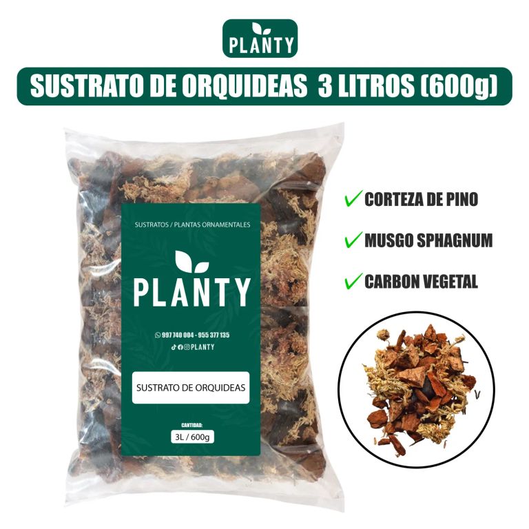 Sustrato para orquídeas · 3 L